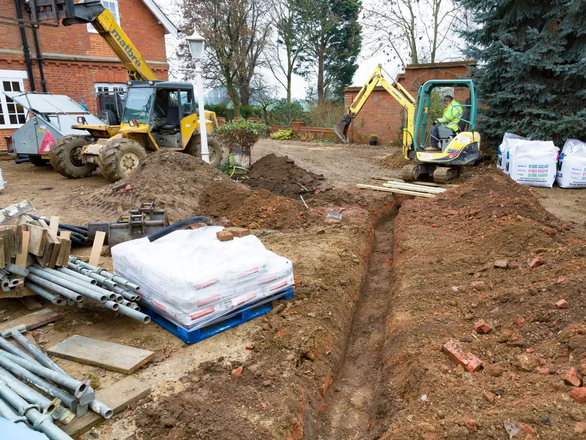 Groundworks and Drainage carried out by Bespoke Paving